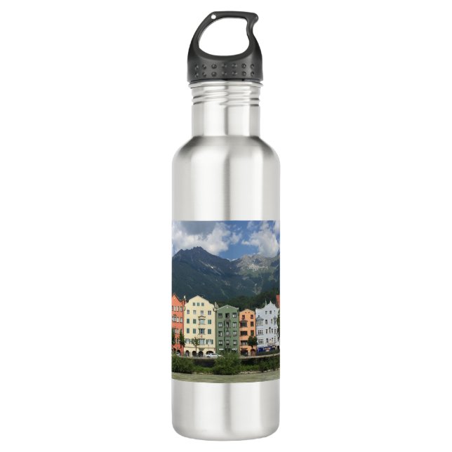 Innsbruck Austria’s city in Tyrol  Stainless Steel Water Bottle (Front)