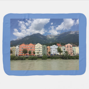 Innsbruck, city in the Alps  Baby Blanket