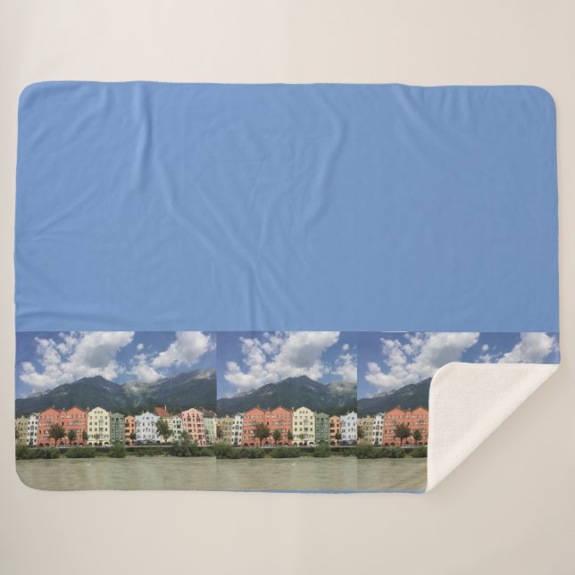 Innsbruck, city in the Alps  Sherpa Blanket (Front (Horizontal))
