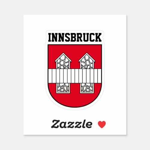 Innsbruck coat of arms _ AUSTRIA Sticker