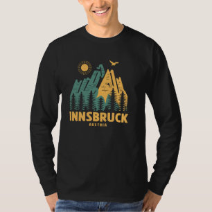 Innsbruck Mountains Austria Hiking Outdoors Vintag T-Shirt