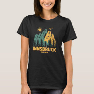 Innsbruck Mountains Austria Hiking Outdoors Vintag T-Shirt