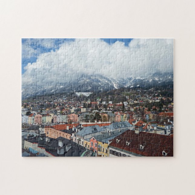 Innsbruck rooftops view puzzle (Horizontal)