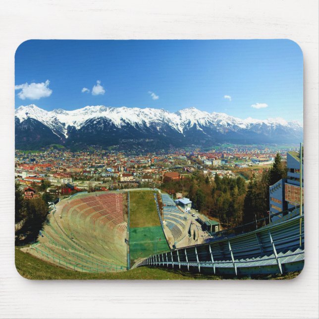 Innsbruck Ski Jump Mouse Pad (Front)