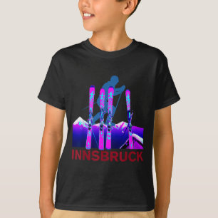 Innsbruck skiing &amp; snowboarding retro 90s T-Shirt