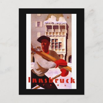 "innsbruck" Vintage Travel Poster Postcard by PrimeVintage at Zazzle