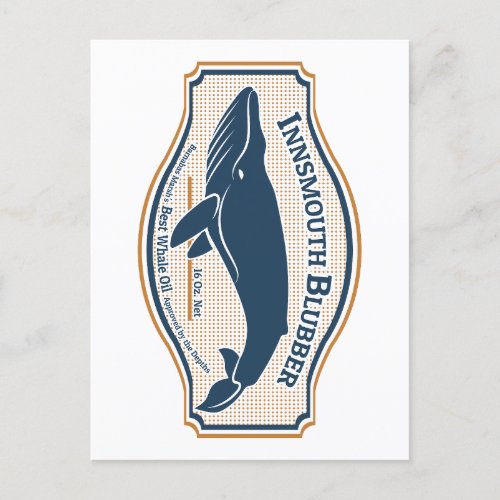 Innsmouth Blubber Whale Oil Postcard