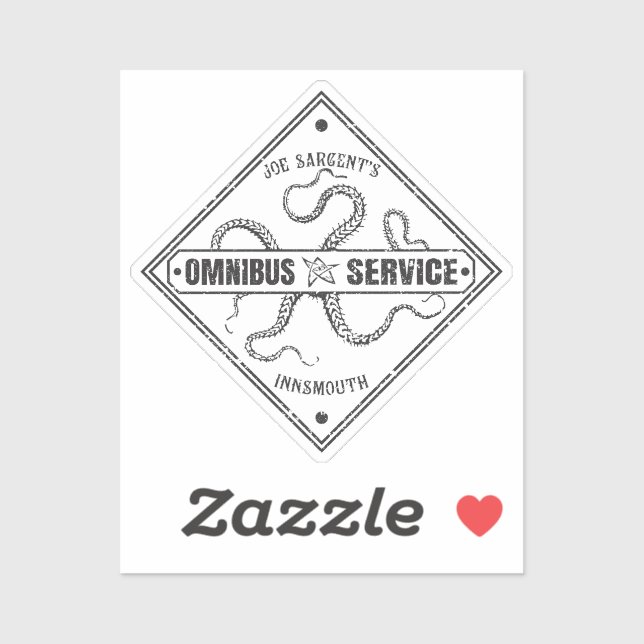 Innsmouth Bus Service Joe Sargent Sticker (Sheet)
