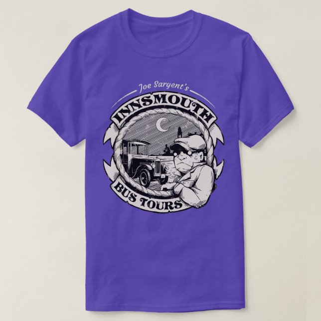 Innsmouth Bus Tours T-Shirt (Design Front)