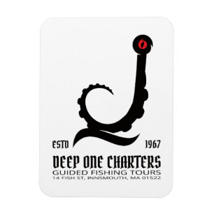 Innsmouth Fishing Tours Cthulhu Lovecraft Magnet