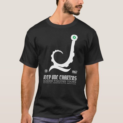 Innsmouth Fishing Tours Cthulhu Lovecraft T_Shirt
