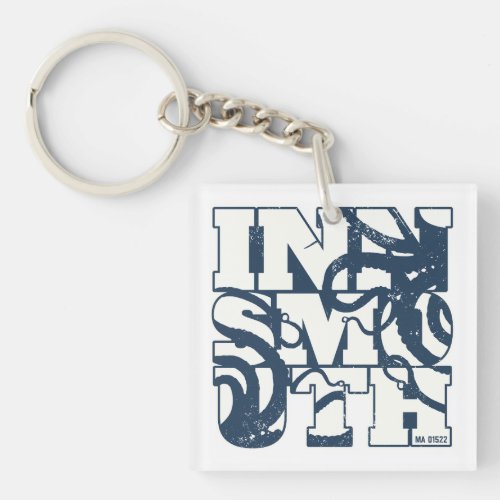 Innsmouth Lettering Tentacles Lovecraftian Keychain
