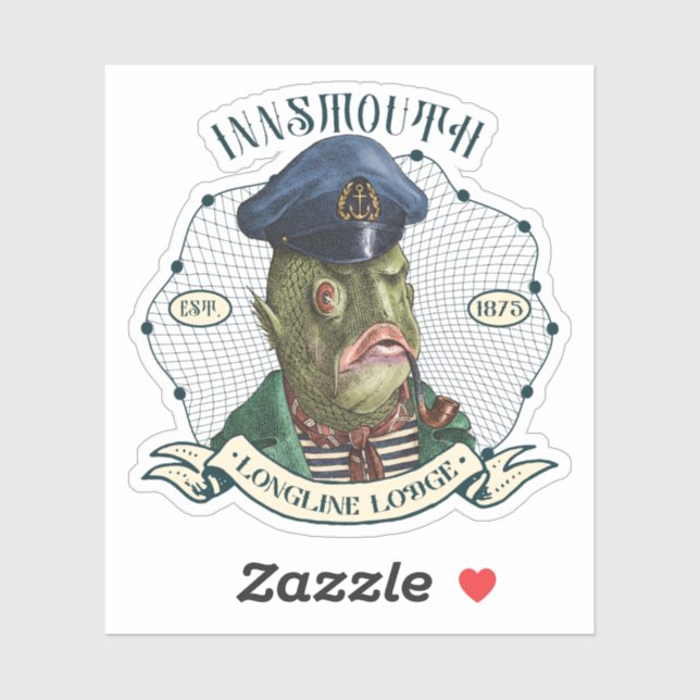 Innsmouth Longline Lodge — The Captain Sticker (Sheet)
