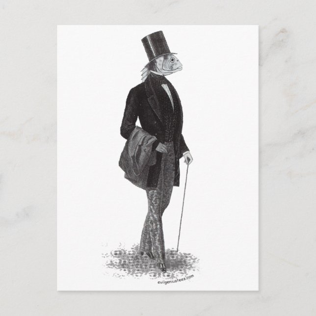 Innsmouth lovecraft gentleman postcard (Front)