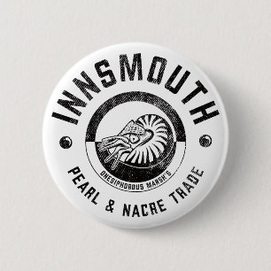 Innsmouth Marsh's Pearl Trade Lovecraft Button