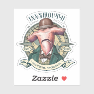 Innsmouth Nautical Parlour Hammerhead Gentleman Sticker