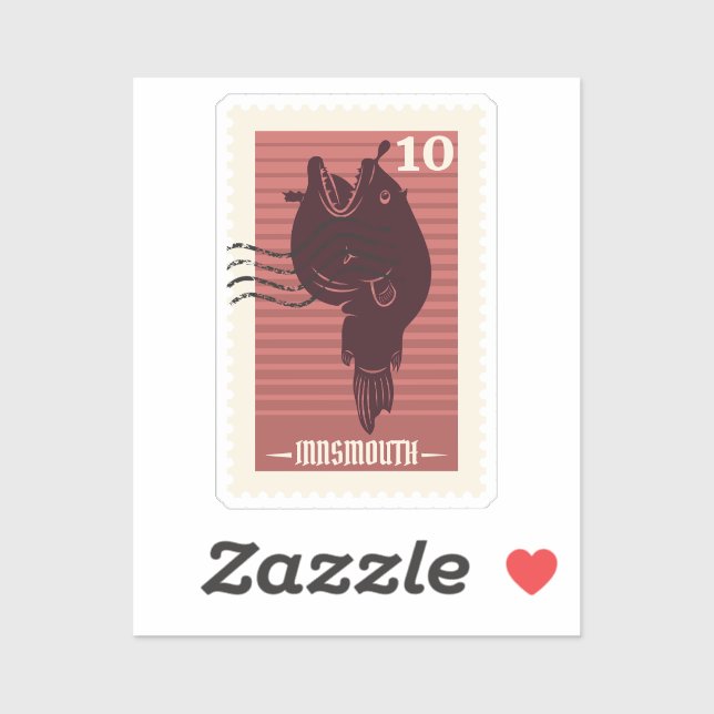 Innsmouth Post Stamp Sticker (Sheet)