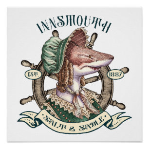 Innsmouth Salt & Sable - Shark Lady Poster
