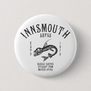 Innsmouth Seafood Deep-sea Fish Viperfish Button