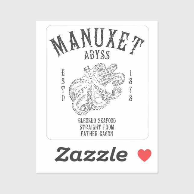 Innsmouth Seafood Deep-sea Squid Octopus Sticker (Sheet)