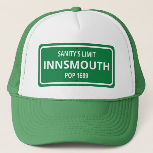 Innsmouth Street Sign Lovecraft Trucker Hat