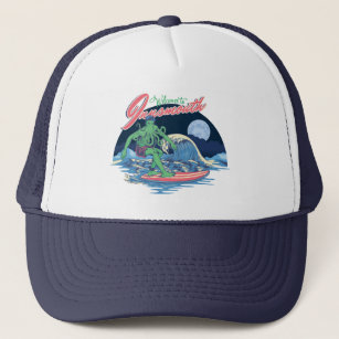 Innsmouth Surfing Lovecraft Trucker Hat