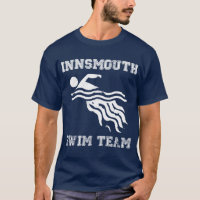 Innsmouth Swim Team tee - dark distressed