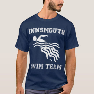 Innsmouth Swim Team tee - dark distressed