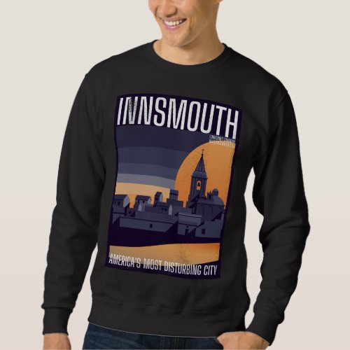 Innsmouth Vintage Travel Poster Lovecraft Sweatshirt