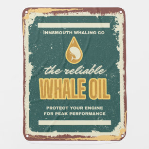 Innsmouth Whale Oil Lovecraft Baby Blanket