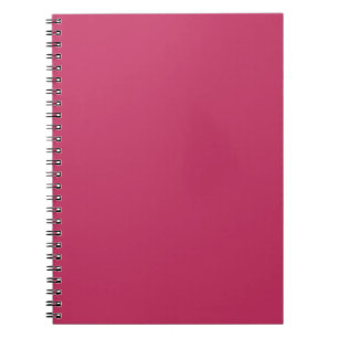 Innuendo Dark Pink, Solid Color Rose Pink Notebook