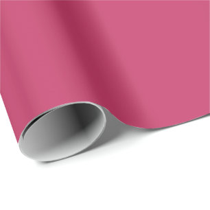 Innuendo Dark Pink, Solid Color Rose Pink Wrapping Paper