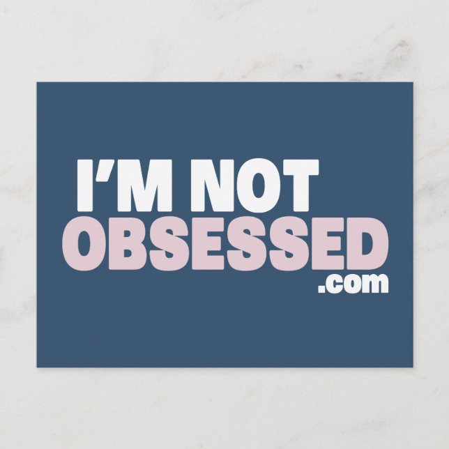 INO .com Pink/White Postcard (Front)