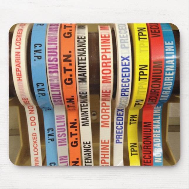 Inotrope Drug Label Mousepad (Front)
