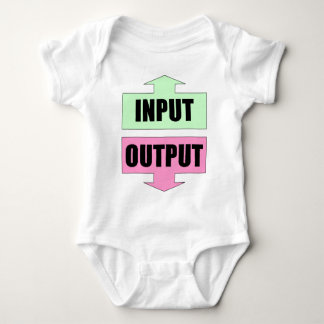 Input_Output_Green_Pink Baby Bodysuit
