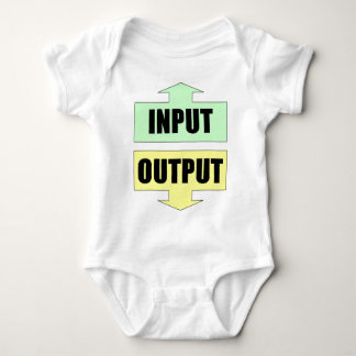 Input_Output_Green_Yellow Baby Bodysuit