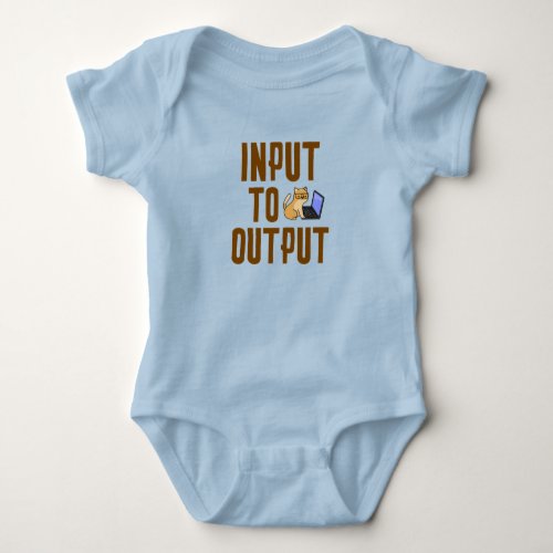Input to Output Baby Bodysuit