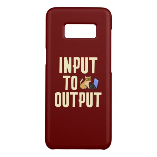 Input to Output Case_Mate Samsung Galaxy S8 Case