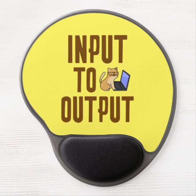Input to Output Gel Mouse Pad (Front)