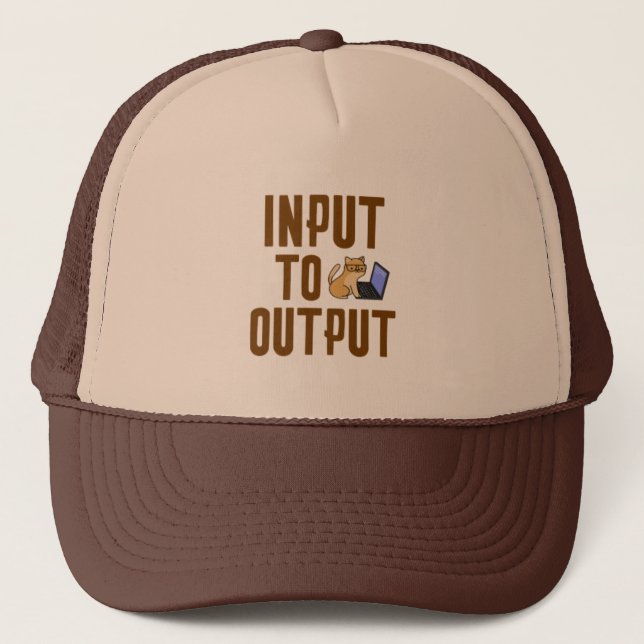 Input to Output Trucker Hat (Front)