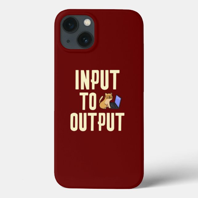 Input tp Output Case-Mate iPhone Case (Back)