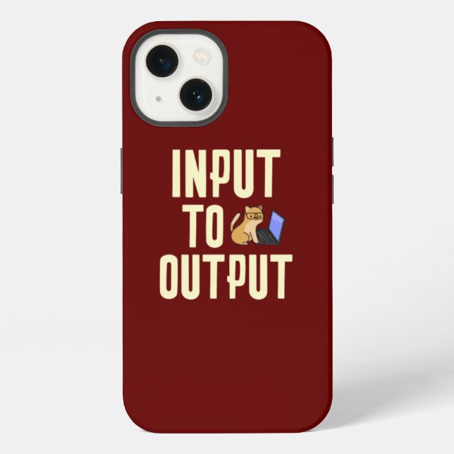 Input tp Output Iphone Case (Back)