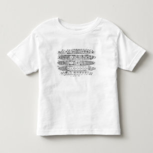 Inquiry in the Loss of the Titanic: Cross sections Toddler T-shirt