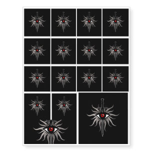 Inquisition Symbol Temporary Tattoos