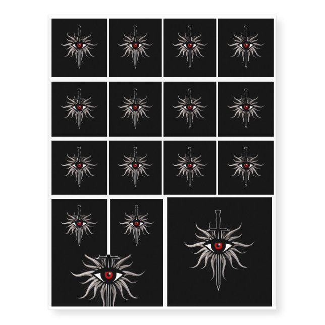 Inquisition Symbol Temporary Tattoos (Front)