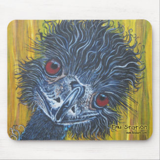 Inquisitive Emu Mousepad