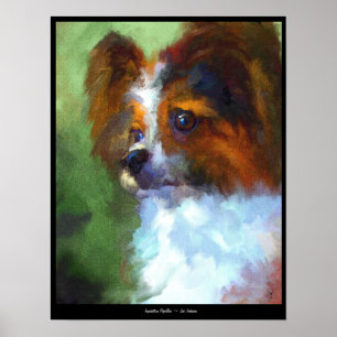 Inquisitive Papillon Fine Art Print