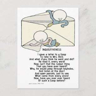 Inquisitiveness - The Goops Postcard