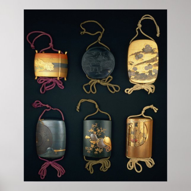 Inro Cases, 19th century Poster (Front)