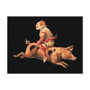 Insane Clown Postcard